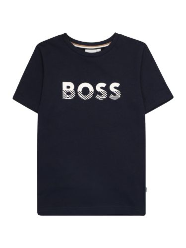 BOSS Kidswear Shirt  navy / wit
