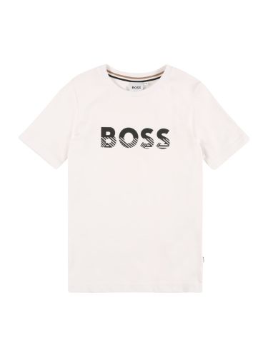 BOSS Kidswear Shirt  zwart / natuurwit