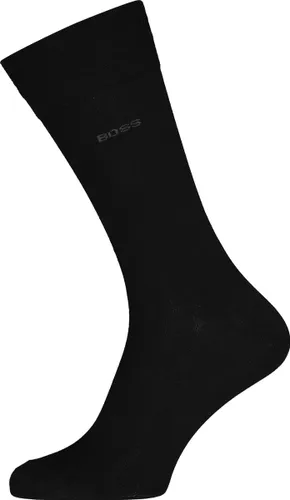 BOSS regular socks (3-pack) - herensokken katoen - zwart