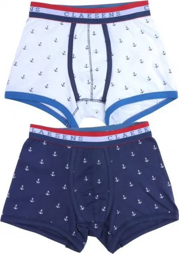 BOXER 2 PACK - WHITE NAVY ANCHOR SS20