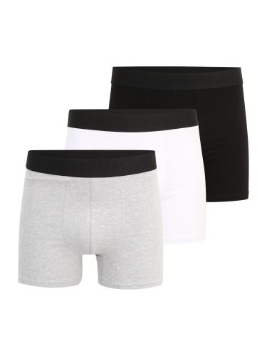 Boxershorts  grijs gemêleerd / zwart / wit