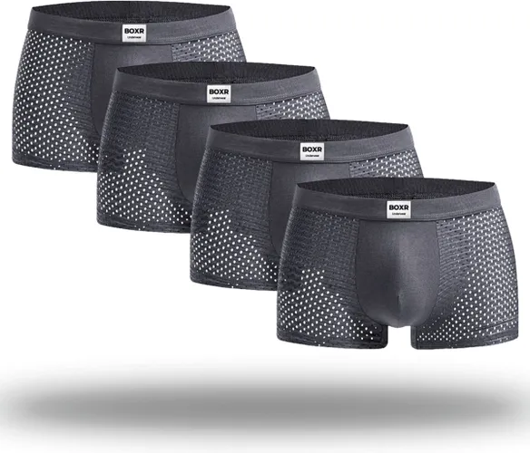 BOXR Underwear - Bamboo Boxershort Heren - 4-Pack - XL - Onderbroeken Heren - Bamboe Ondergoed Heren - Zachte Bamboe Boxershorts voor Mannen
