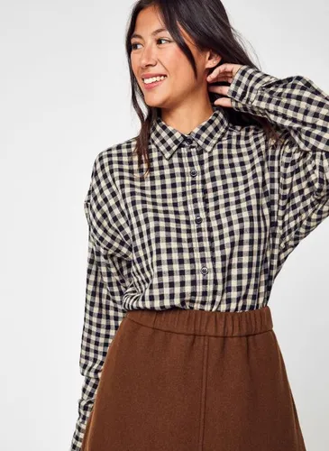 Boxy check shirt by Knowledge Cotton Apparel