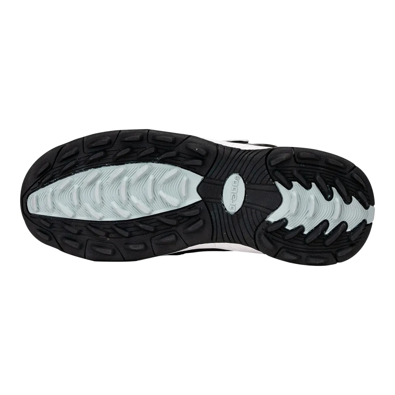 Brabo bf1013b shoe velcro black/silver -