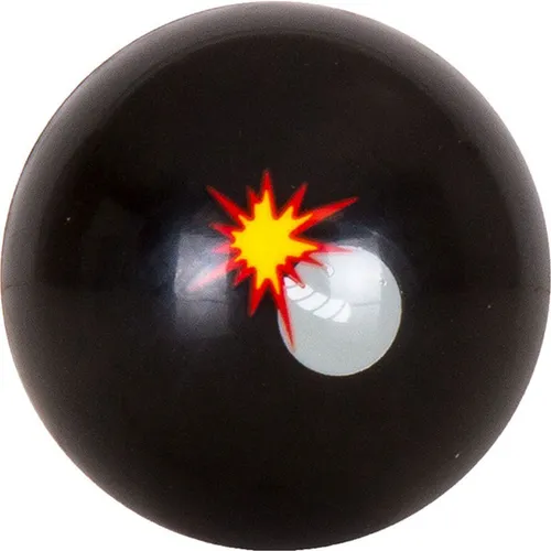 Brabo Training Bal Emoji Zwart 1 St. - hockeybal - zwart