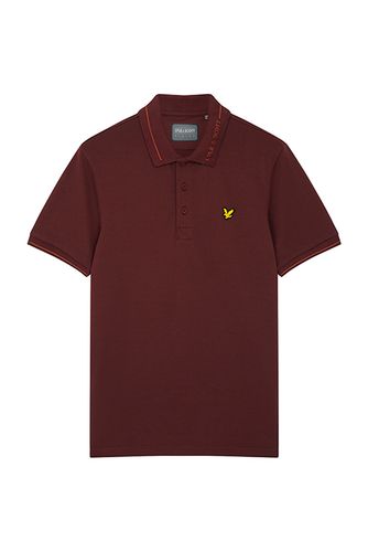 Branded Collar Polo Shirt Battle Rust