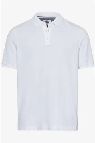 Brax Modern Fit Polo shirt Korte mouw wit