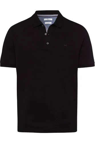 Brax Modern Fit Polo shirt Korte mouw zwart