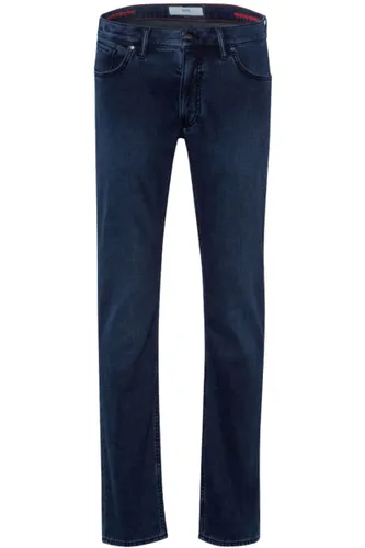Brax Slim Fit Five-Pocket-Broek blauw, Effen