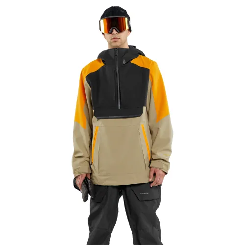 Brighton Pullover Snowboard Jacket Gold - XXL