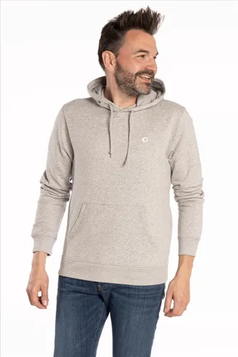 Brooklyn - Grijze hoodie sweater B-Icon| Trui |Kaptrui | Pull | Homewear |Comfy