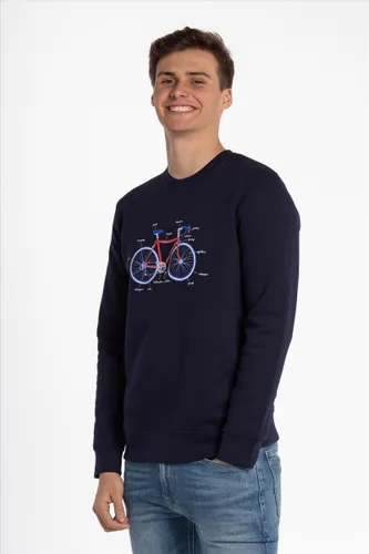 Brooklyn Intwiel Donkerblauwe Fiets | Velo sweater Wielrennen | Koers | Grappig | Cadeau