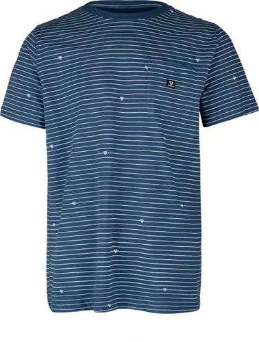 Brunotti Axle-Stripe Heren T-shirt - Jeans Blue - S