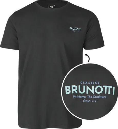 Brunotti Jahn-Logo Heren T-shirt | Zwart - XXL