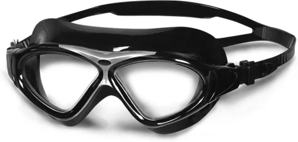 BTTLNS Zwembril - Transparante lenzen - Face Fit Technology - Zacht silicone materiaal - Duurzame snel spanners - Anti-condens lenzen - Essovius 1.0 -...
