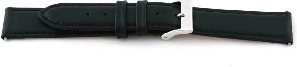 Buffalo kalf horlogeband zwart 18mm EX-GO2xl