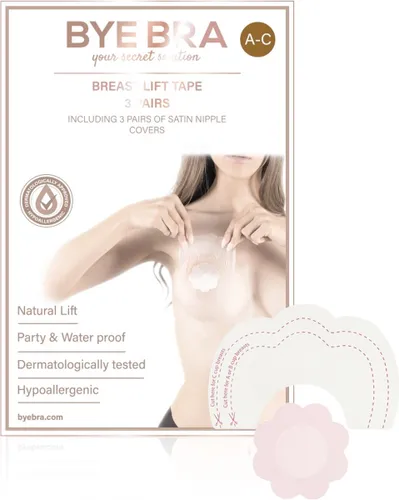 Bye-bra Breast Lift - Liftpads - Inclusief Tepelcovers - Beige - Cup D-F