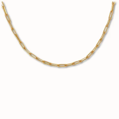 ByNouck Jewelry - Ketting Oval Chain - Sieraden - Dames Ketting - Verguld - Halsketting