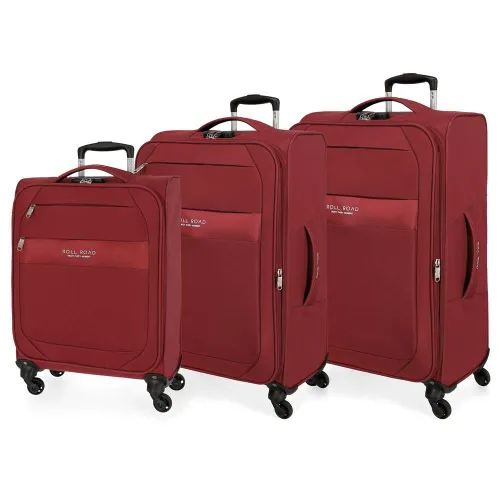 cabinekoffer, rood, Kofferset, kofferset