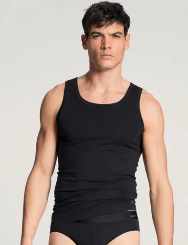 CALIDA-Cotton Code-Mannen-Shirt-Zwart