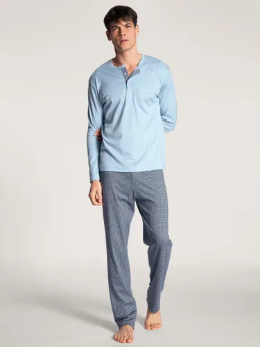 CALIDA-Relax Choice-Mannen-Pyjama lange broek-Blauw