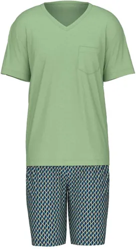 Calida Relax Imprint Pyjama korte broek - 613 Black/Green