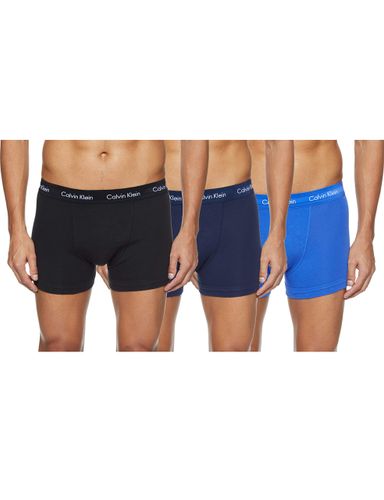 Calvin Klein Boxershorts voor heren, verpakking van 3 stuks, meerkleurig (Black/Blueshadow/Cobaltwater Dtm Wb 4ku), M