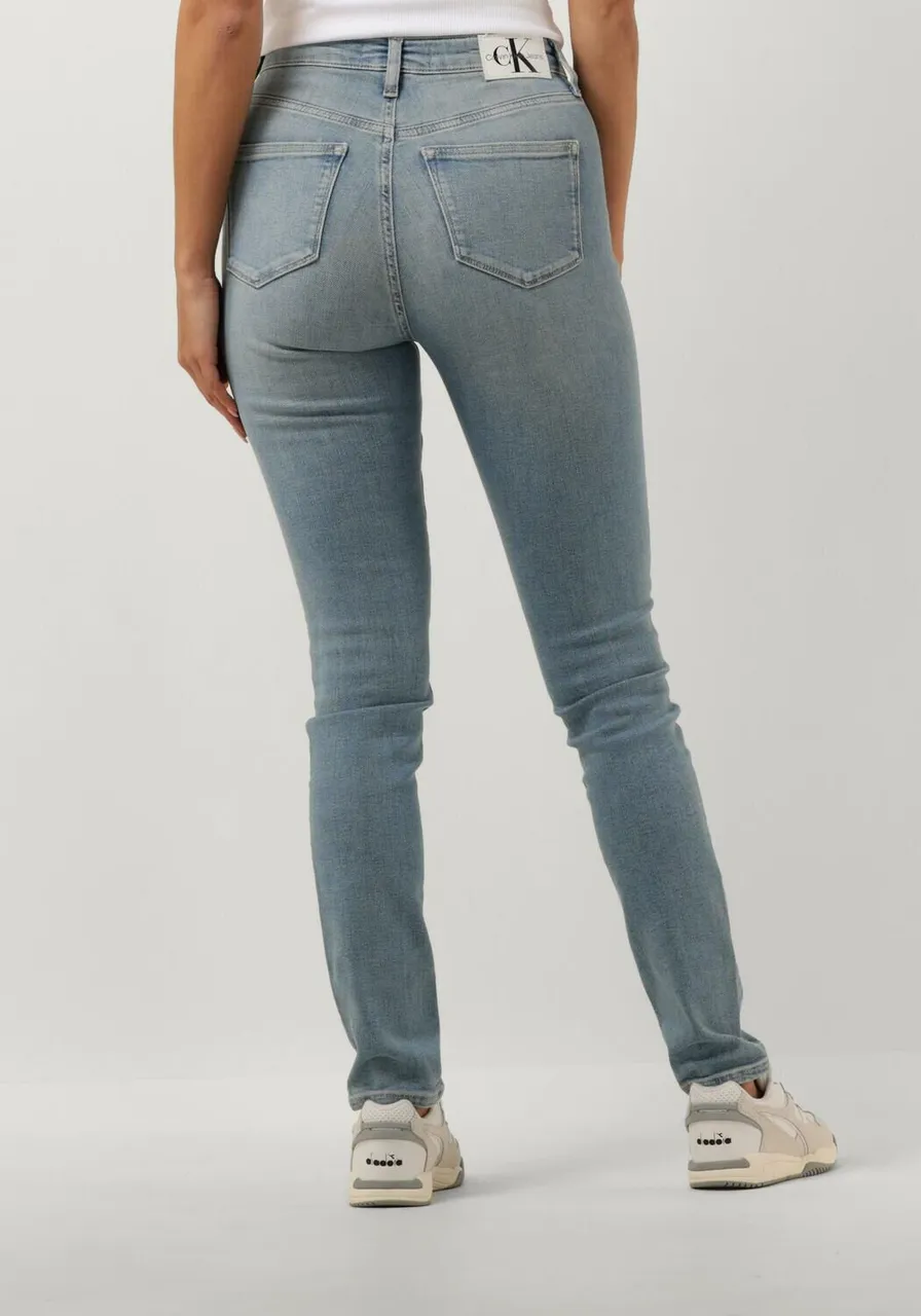 CALVIN KLEIN Dames Jeans High Rise Skinny - Blauw