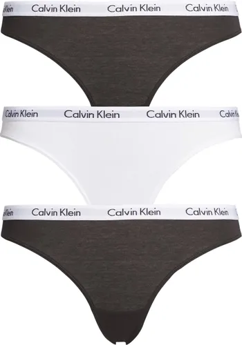 Calvin Klein dames slips (3-pack) - zwart, wit