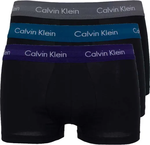 Calvin Klein - Heren - 3-Pack Low Rise Trunk Boxershort - Zwart - S