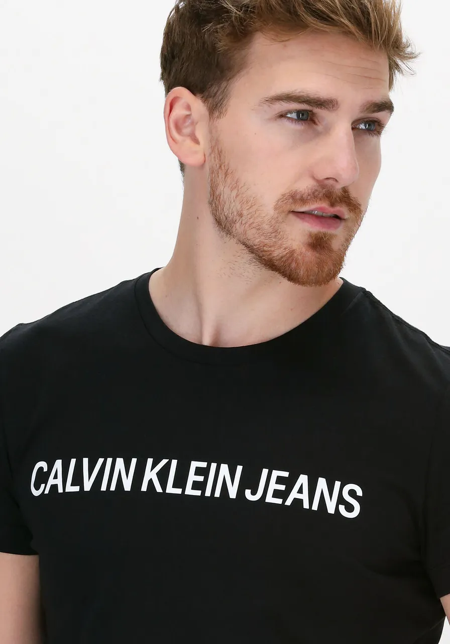 CALVIN KLEIN Heren Polo's & T-shirts Institutional L - Zwart