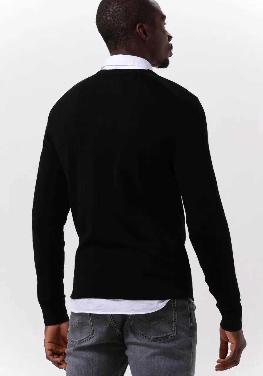 CALVIN KLEIN Heren Truien & Vesten Superior Wool Crew Neck Sweater - Zwart