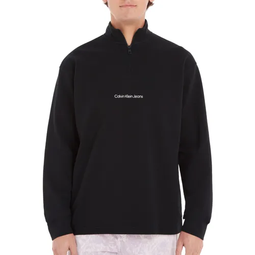 Calvin Klein Institutional Half Zip Ottoman LS Shirt Heren
