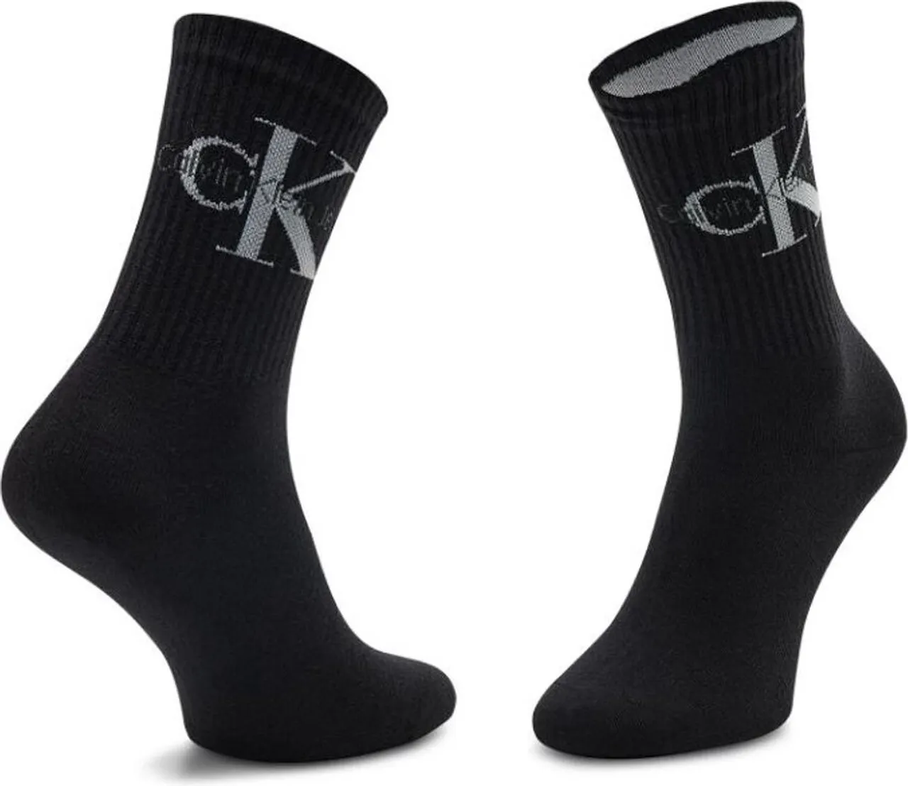 Calvin Klein Jeans Women Sock Rib (1-pack) - dames sokken - zwart