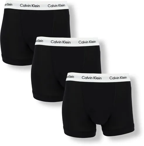 CALVIN KLEIN UNDERWEAR Heren Boxershorts 3-pack Trunks - Zwart