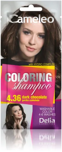 Cameleo - Gekleurde shampoo - Dark Chocolate - Verfrist