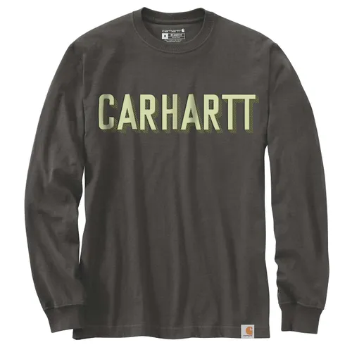 Carhartt Heavyweight T-shirt met lange mouwen en grafisch
