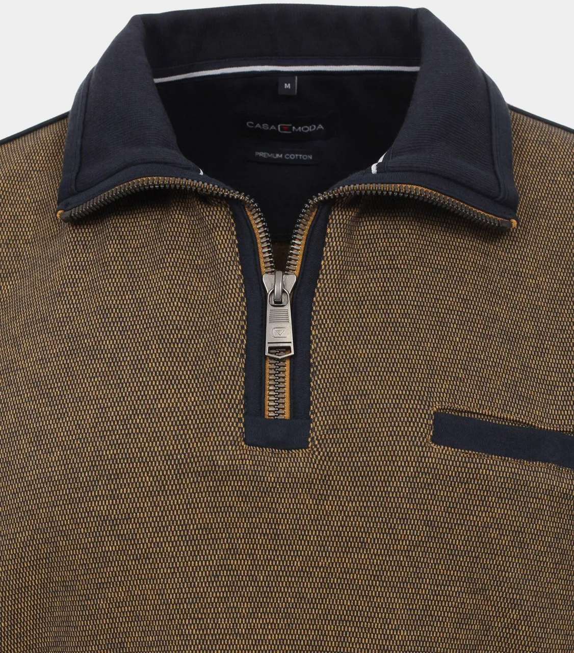 Casamoda Sweater snos sweatshirt mit zip 413572800/539