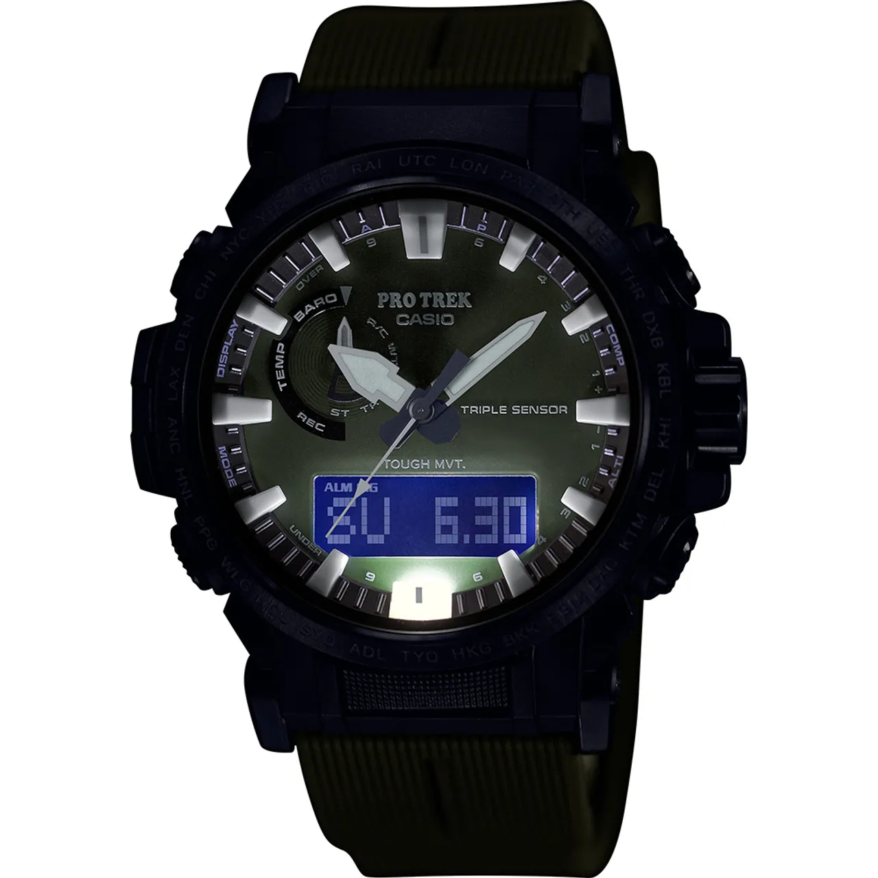 Casio Pro Trek PRW-61Y-3ER Pro Trek - BIOMASS Horloge