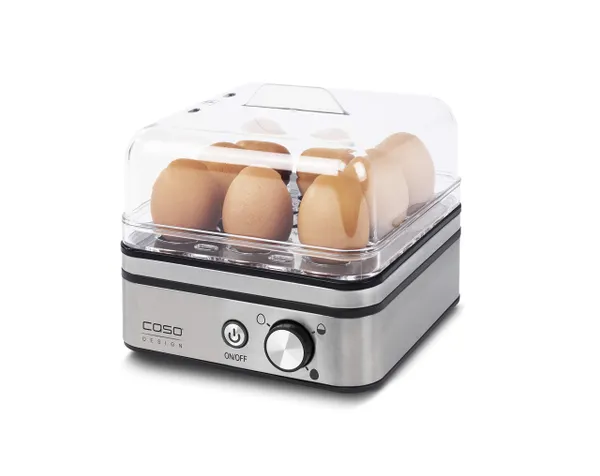 Caso E9 egg cooker 8 egg(s) 400 W Roestvrijstaal Transparant