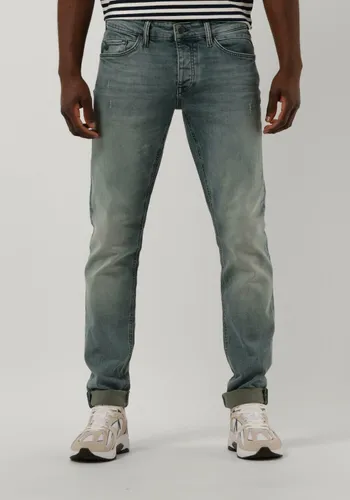 CAST IRON Heren Jeans Riser Slim Green Cast - Donkerblauw