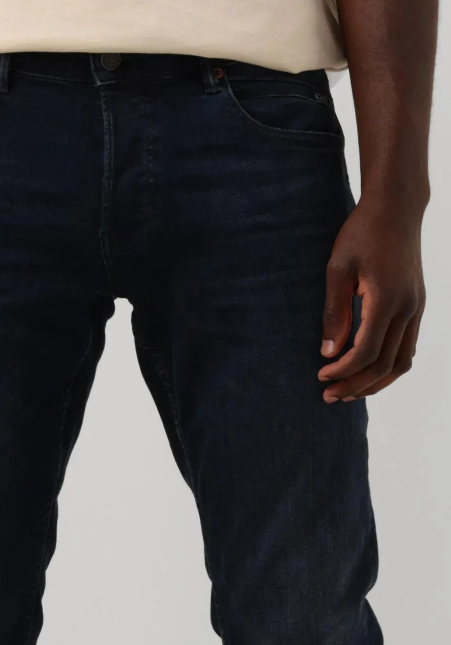 CAST IRON Heren Jeans Shiftback Regular Tapered - Donkerblauw