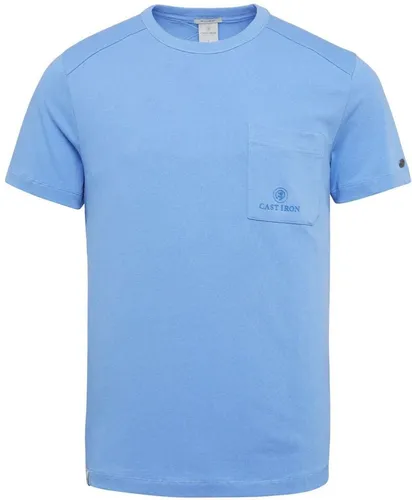 Cast Iron T-Shirt Borstzak Blauw