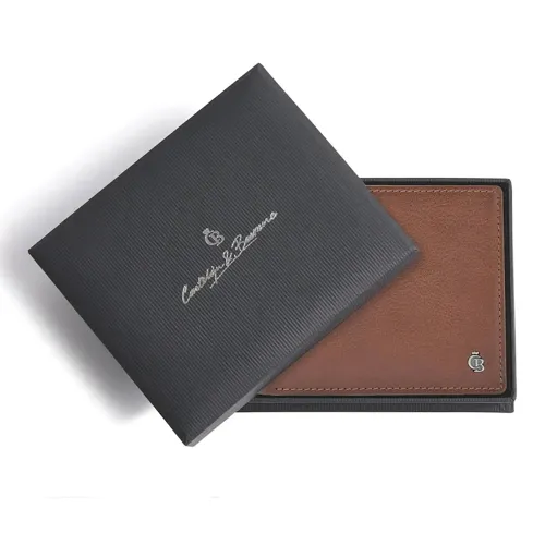 Castelijn & Beerens Luxe Giftbox Billfold Portemonnee RFID Lichtbruin