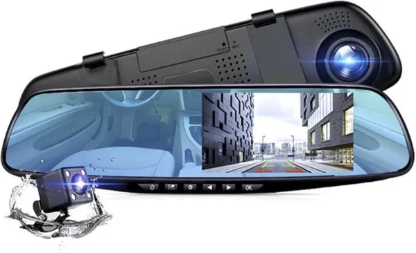 CB-Goods Dashcam voor Auto - 4K M11 Pro Dual Camera – Touchscreen – Dashboardcamera – Full HD 1080p – 170° Wijdhoeklens – Nachtvisie – Bewegingssensor...