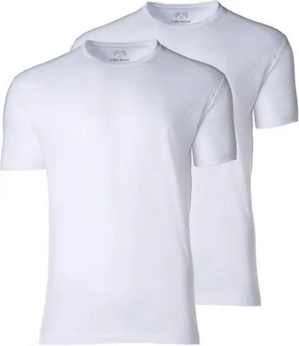 CECEBA Maverick American T-shirt (2-pack) - ronde hals - wit