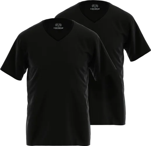 Ceceba T-shirt V-hals - Zwart - 31239-4012-930 - 6XL - Mannen