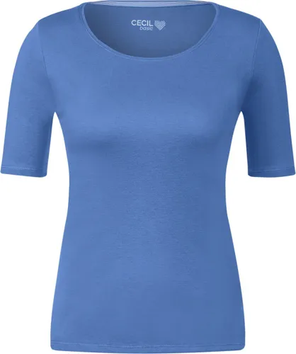 CECIL Lena Dames T-shirt - water blauw