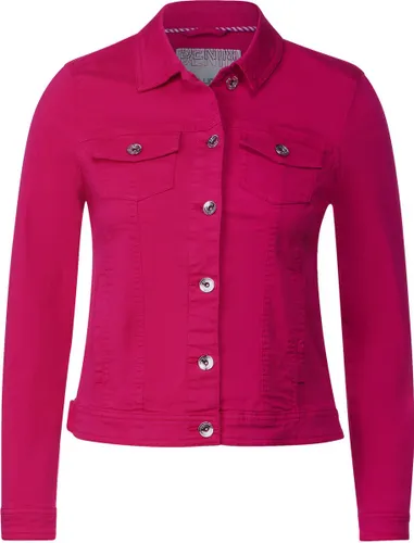 CECIL TOS Denim Jacket Color Dames Jas - pink sorbet