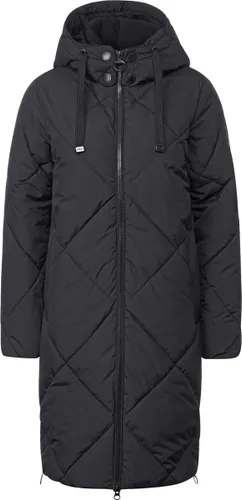 Cecil TOS Diamond Quilted coat Dames Jas - Black